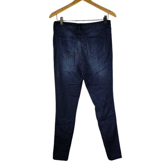 Nine West Dark Indigo Skinny Jeans Size 10 - Picture 2 of 7